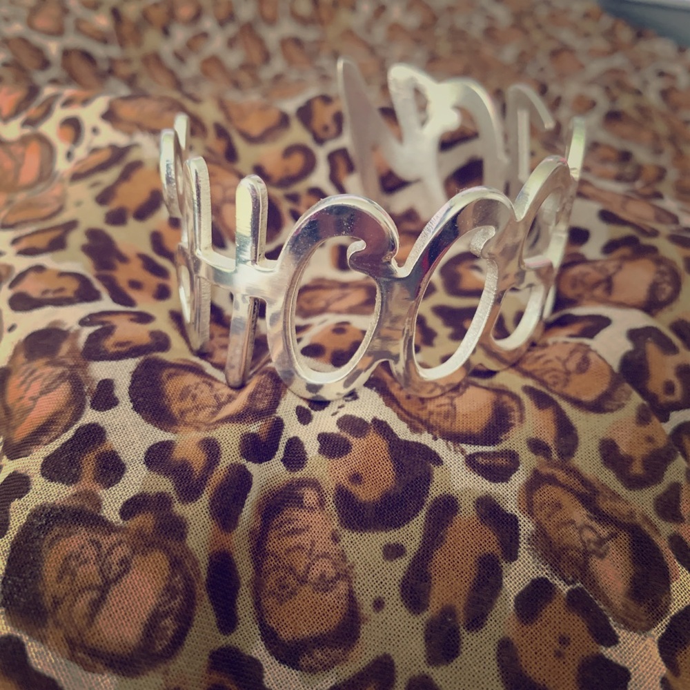 Rustic Cuff “Choose Joy” Silver Cuff - image 4